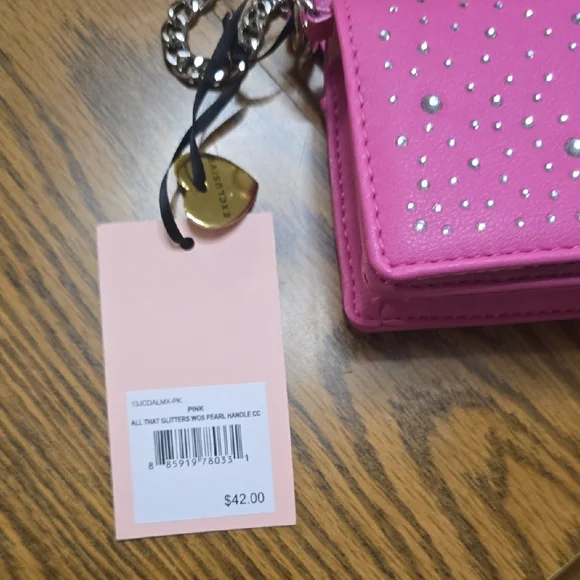 Juicy Couture Pink Mini Bag with Silver Chain - Picture 8 of 8